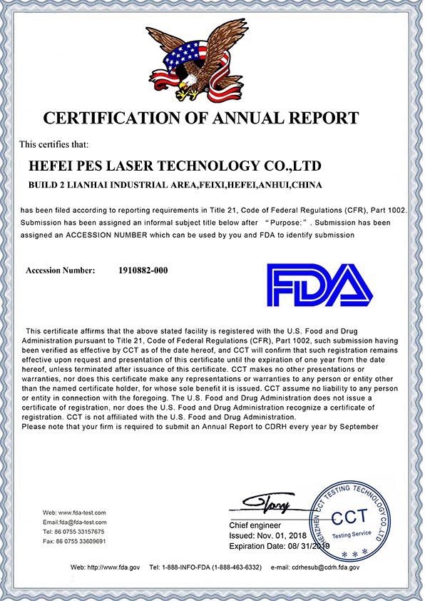 FDA лазерной сварочной машины